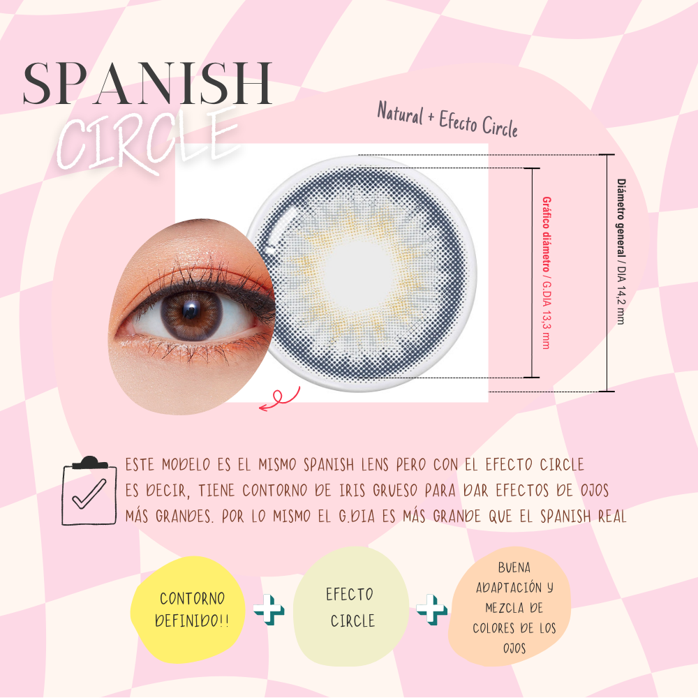 Spanish Circle Brown / 1 Mes