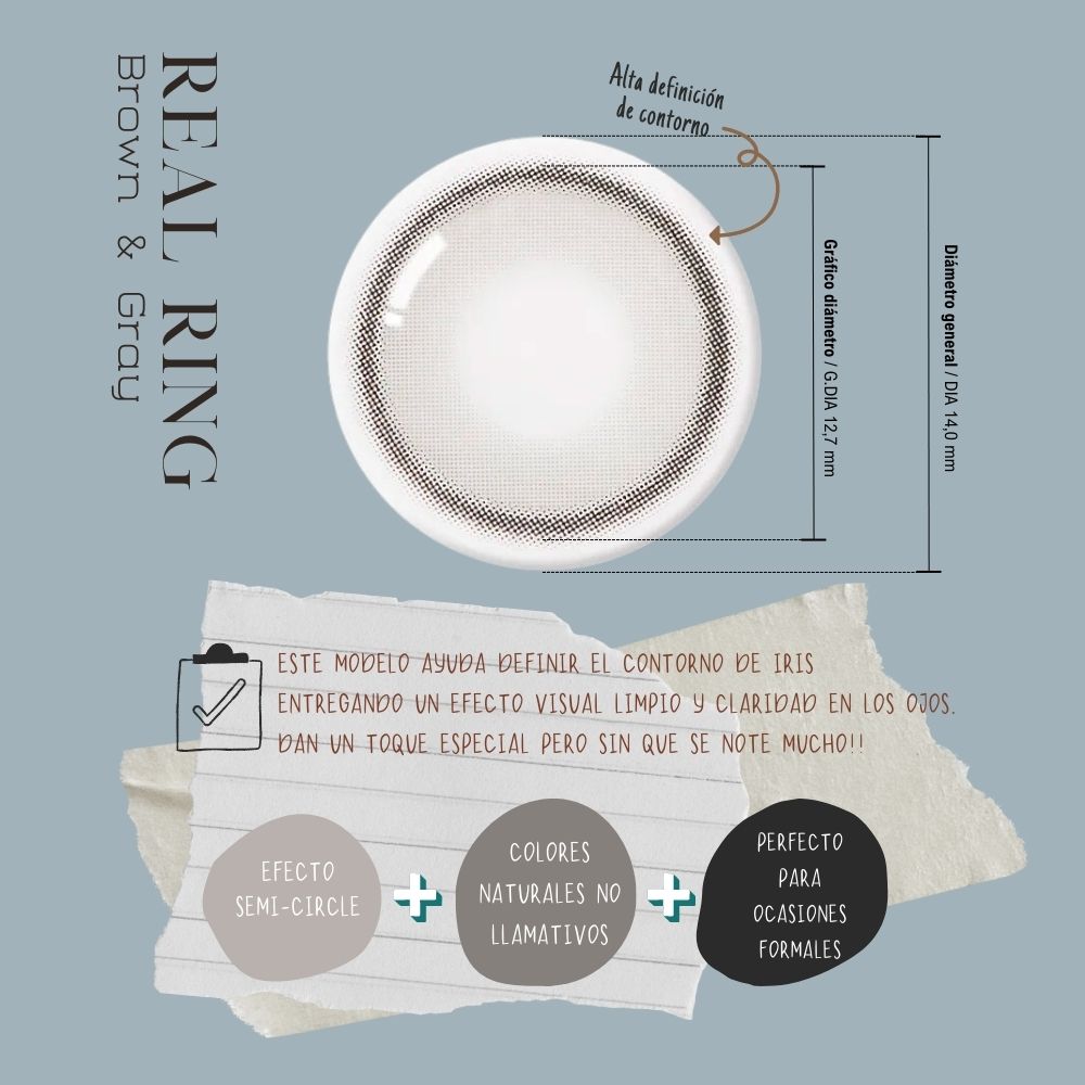 Real ring Gray / 1 Mes